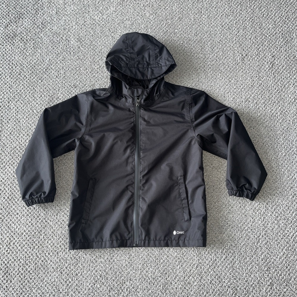 Kids, Toddler OAKI Black Rain, Wind Jacket. Great condition